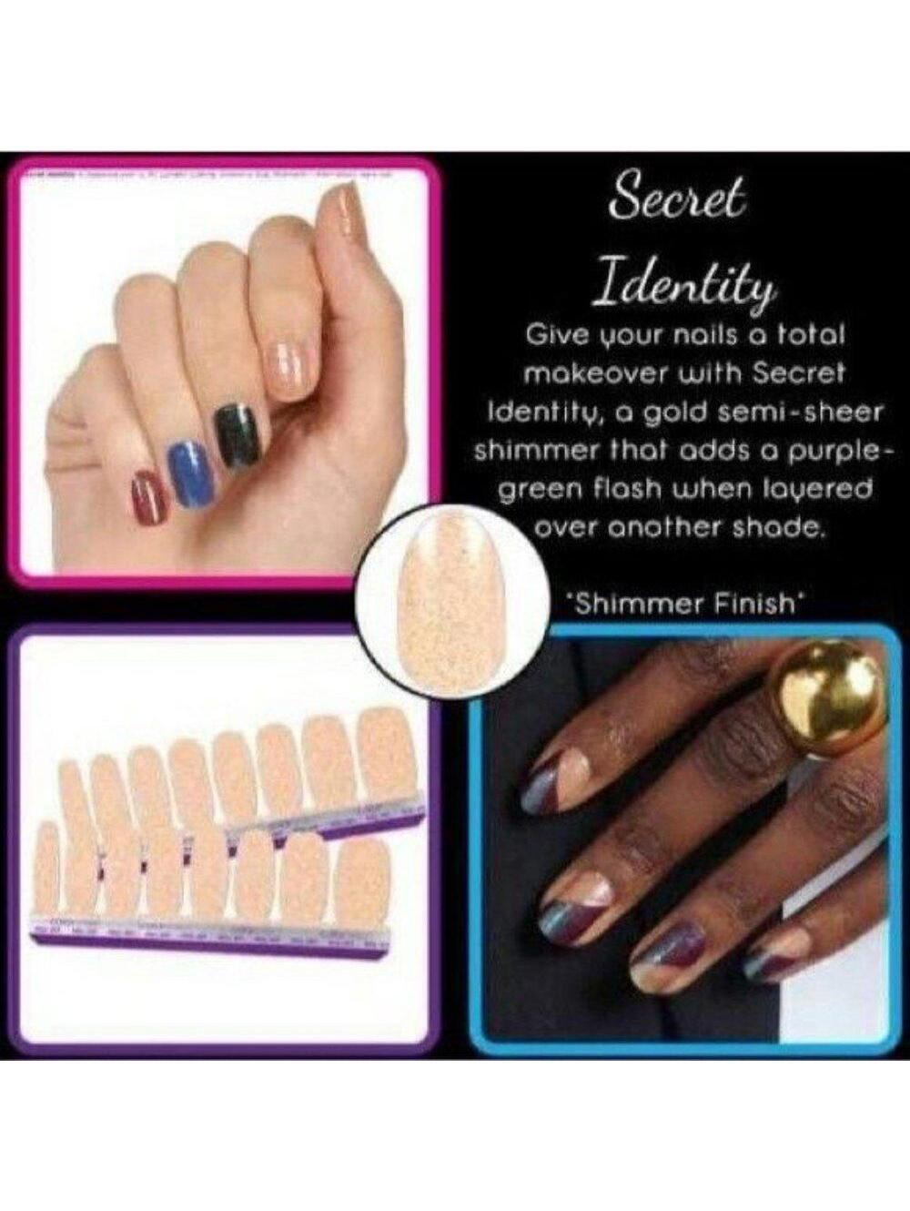 Retired/Limited Secret Identity Color Street Color Shifting Nail Polish Strips